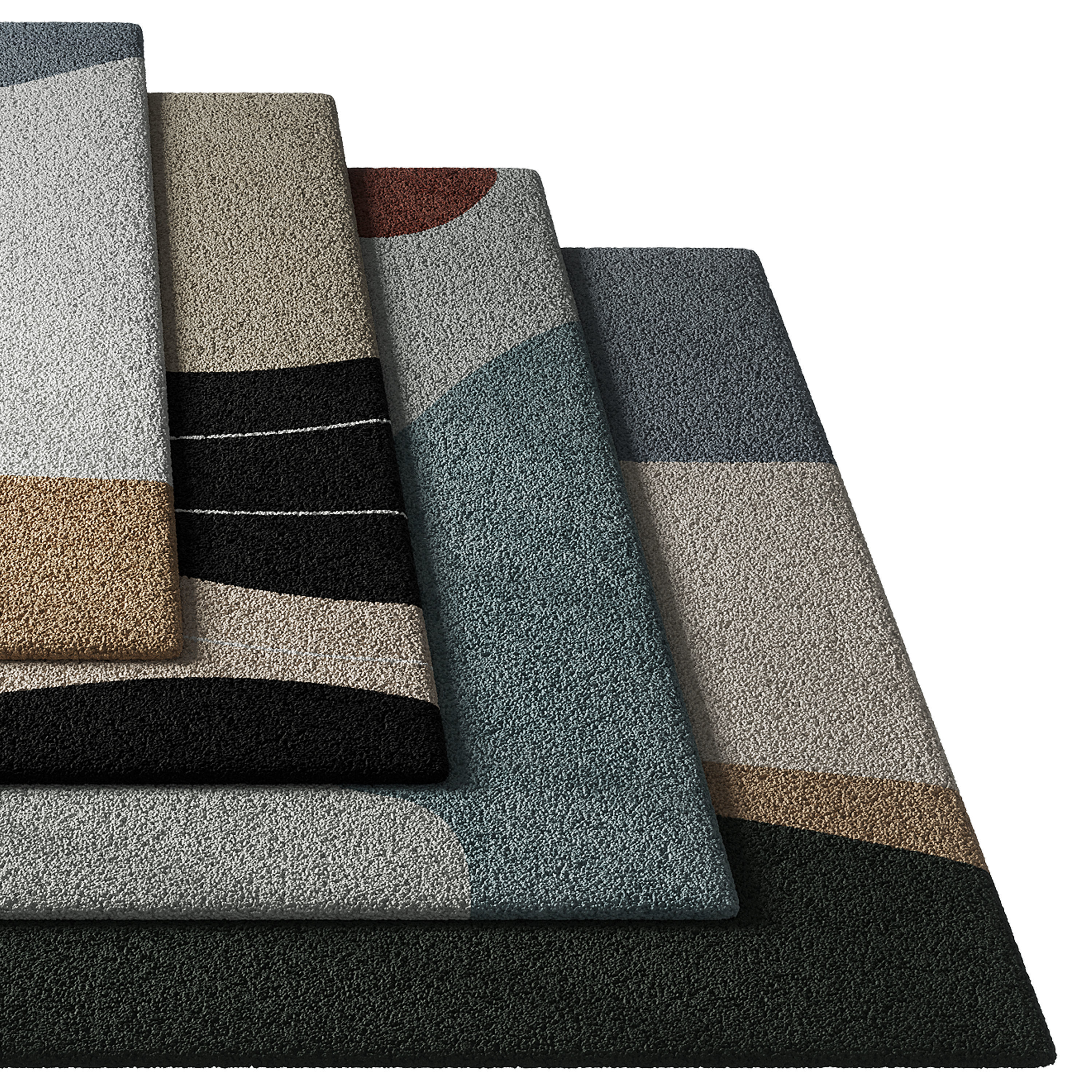 Rug Set 9 3D model_6
