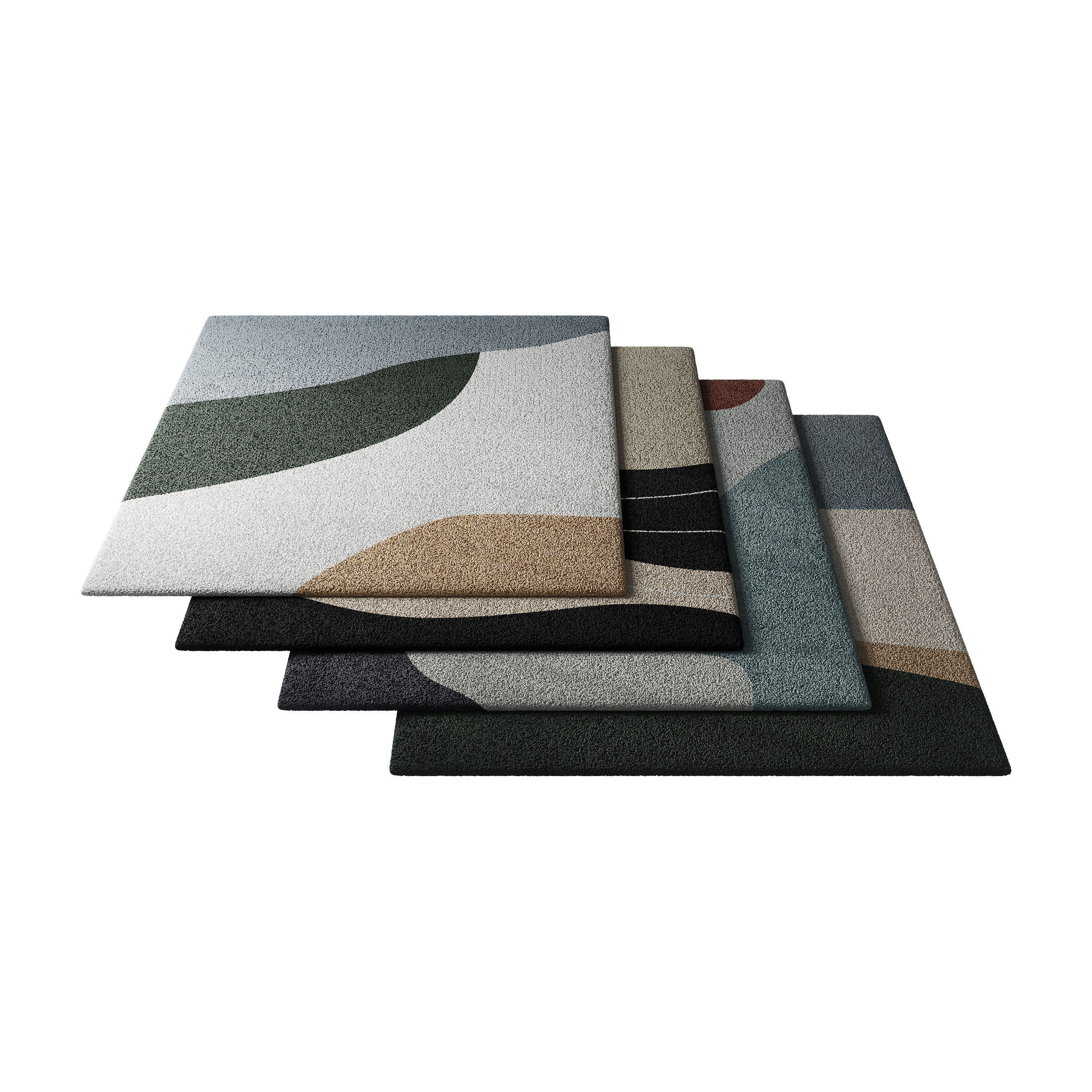 Rug Set 9 3D model_1