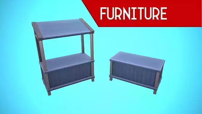 FURNITURE CARTOON STYLIZED 