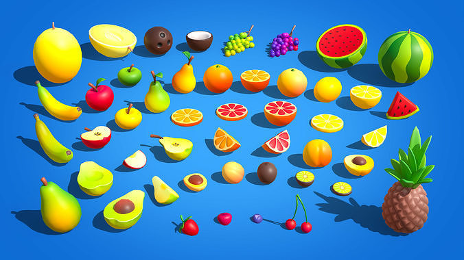 Food Assets Low-poly 3D model 5