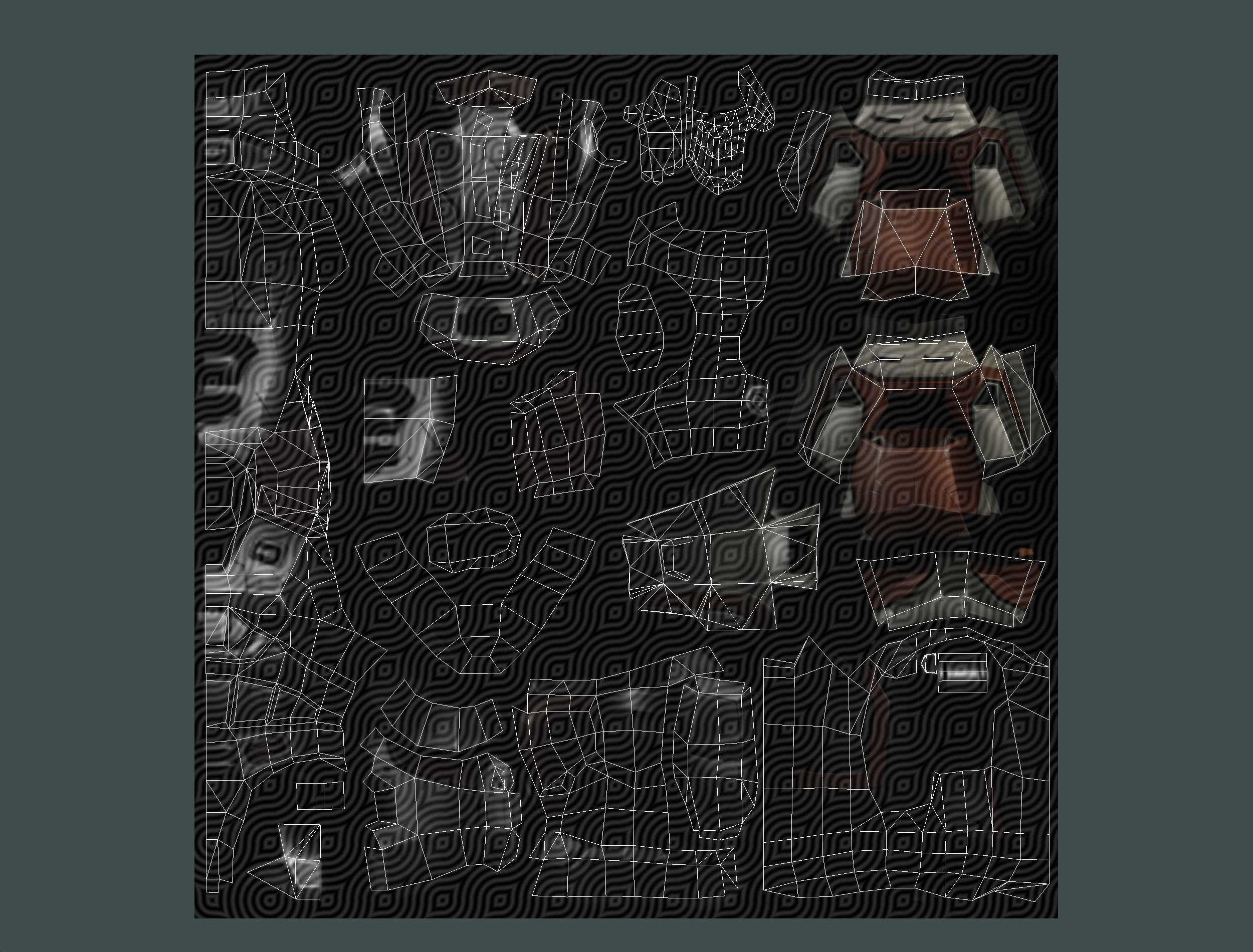 Cartoon Sci-Fi Cyborg Drone Trooper Soldier Low-poly 3D model_63