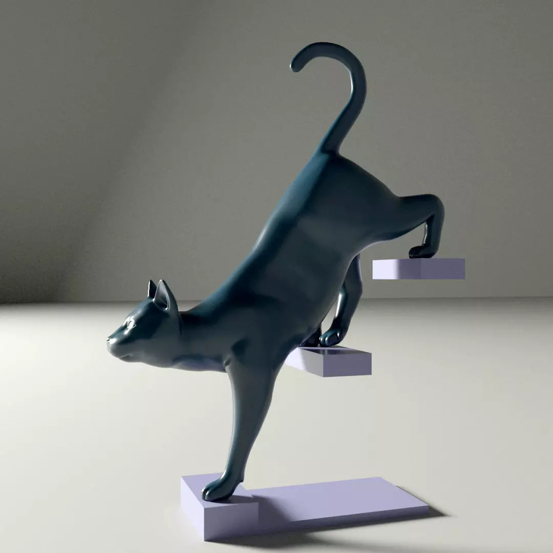 CAT SCULPTURE 3D print model