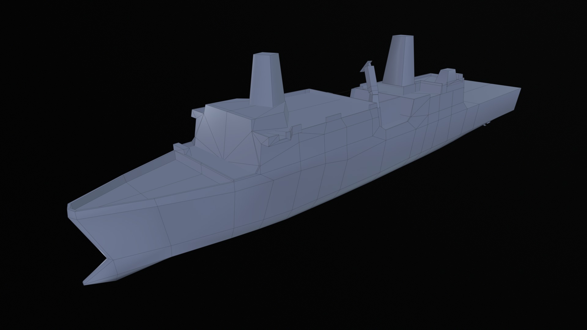 Asset - Army - USS Anchorage - 3D MODEL Low-poly Low-poly 3D model_51