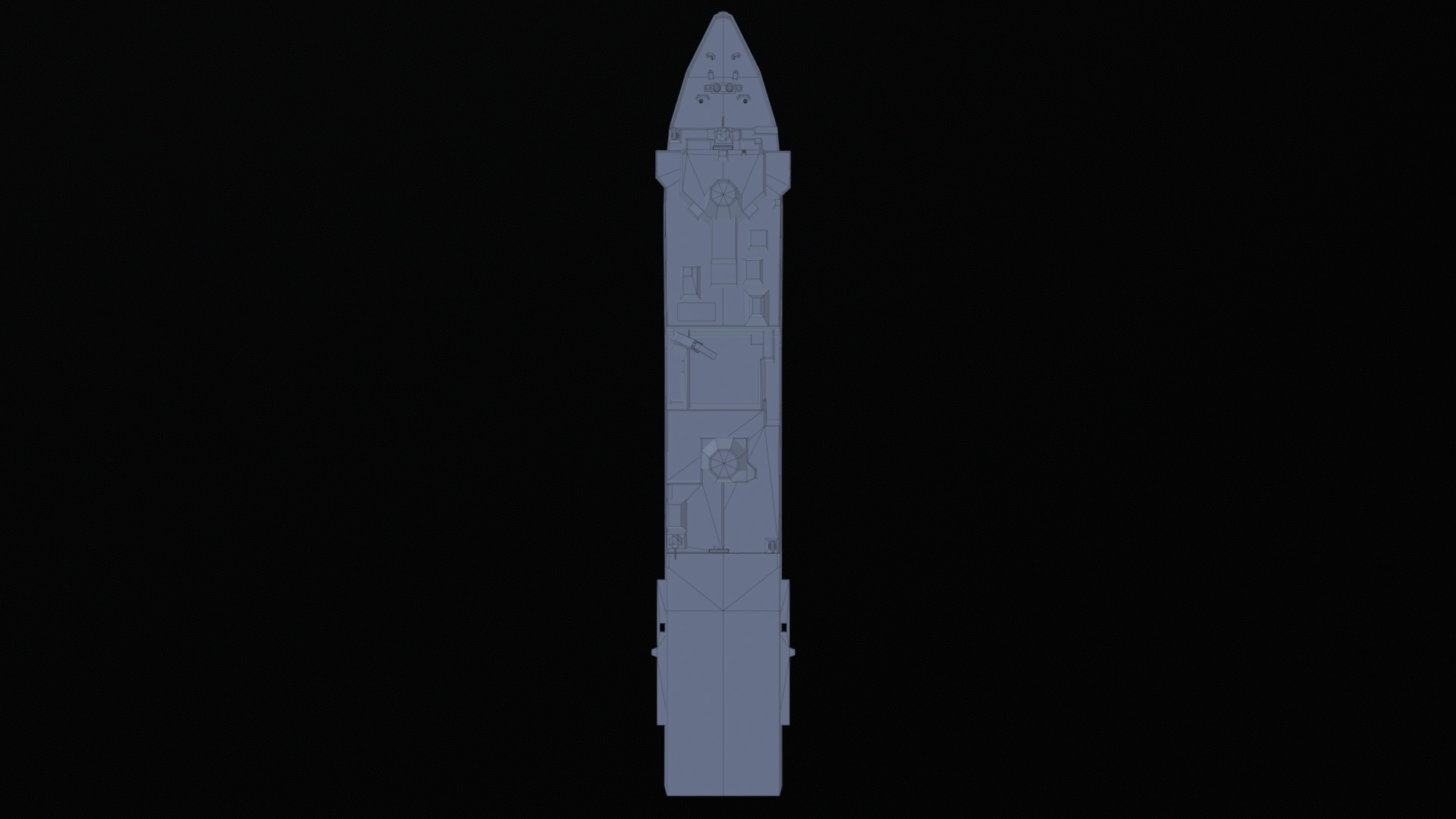 Asset - Army - USS Anchorage - 3D MODEL Low-poly Low-poly 3D model_45