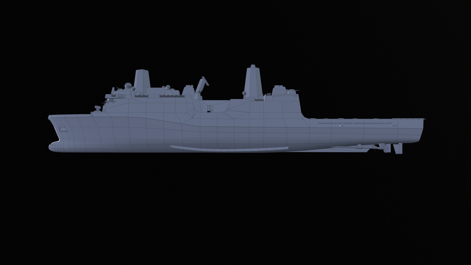Asset - Army - USS Anchorage - 3D MODEL Low-poly Low-poly 3D model_13