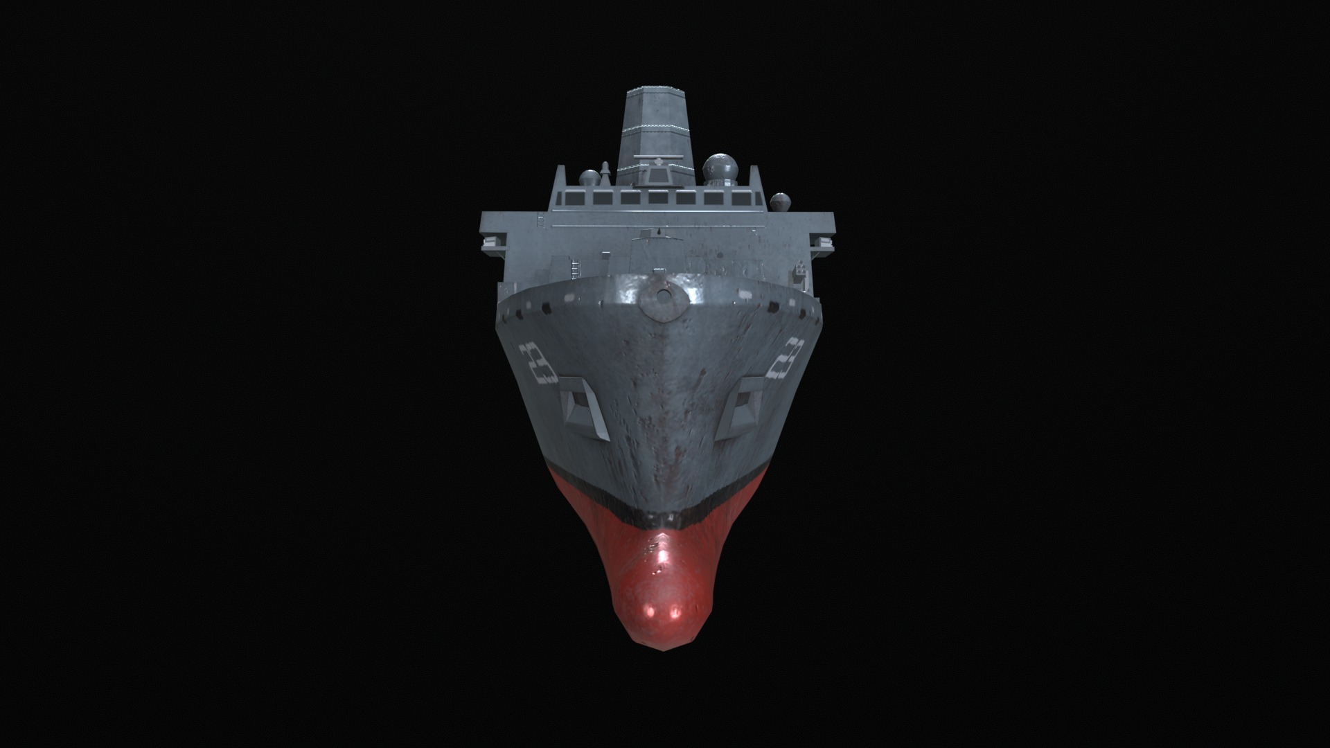 Asset - Army - USS Anchorage - 3D MODEL Low-poly Low-poly 3D model_9