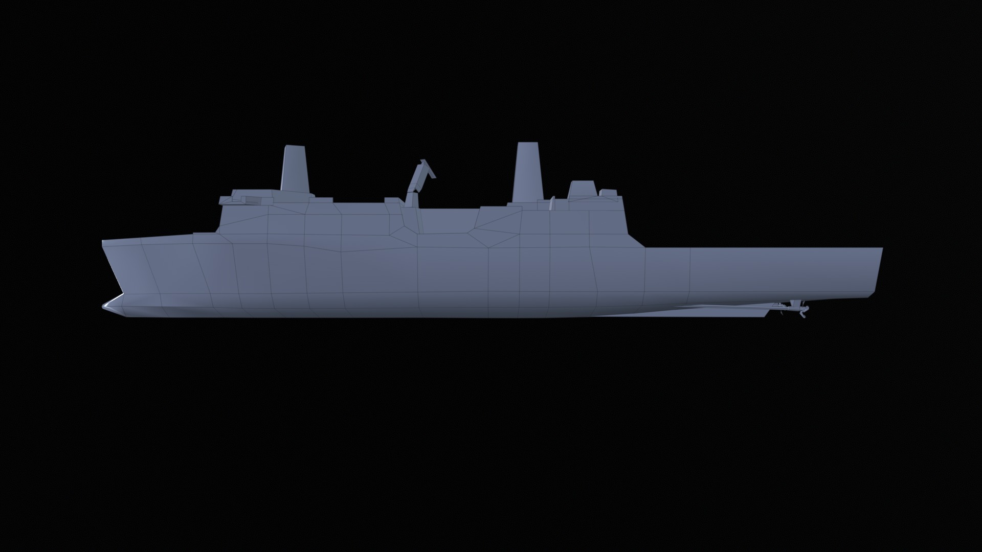 Asset - Army - USS Anchorage - 3D MODEL Low-poly Low-poly 3D model_53