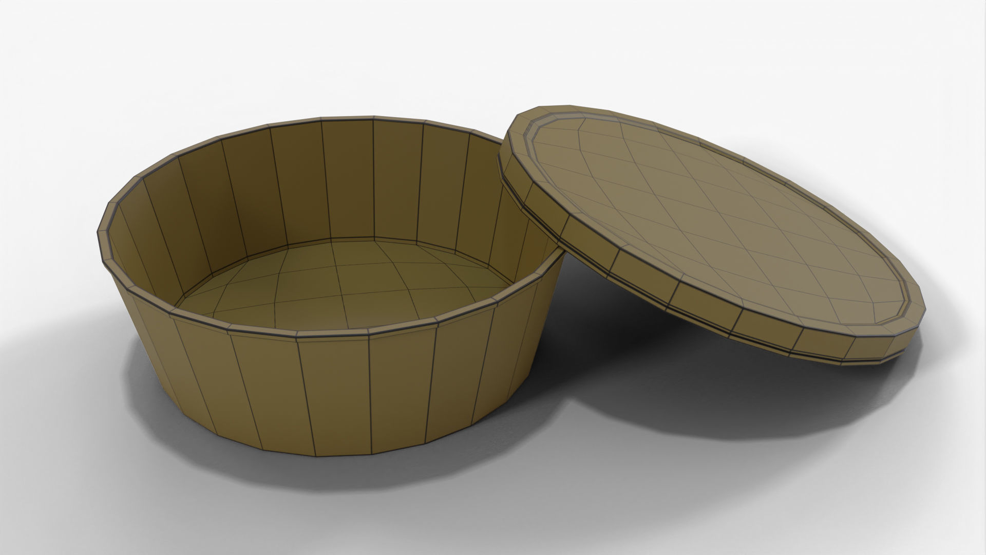 Paper Soup Cup - 8oz Open 3D model_14