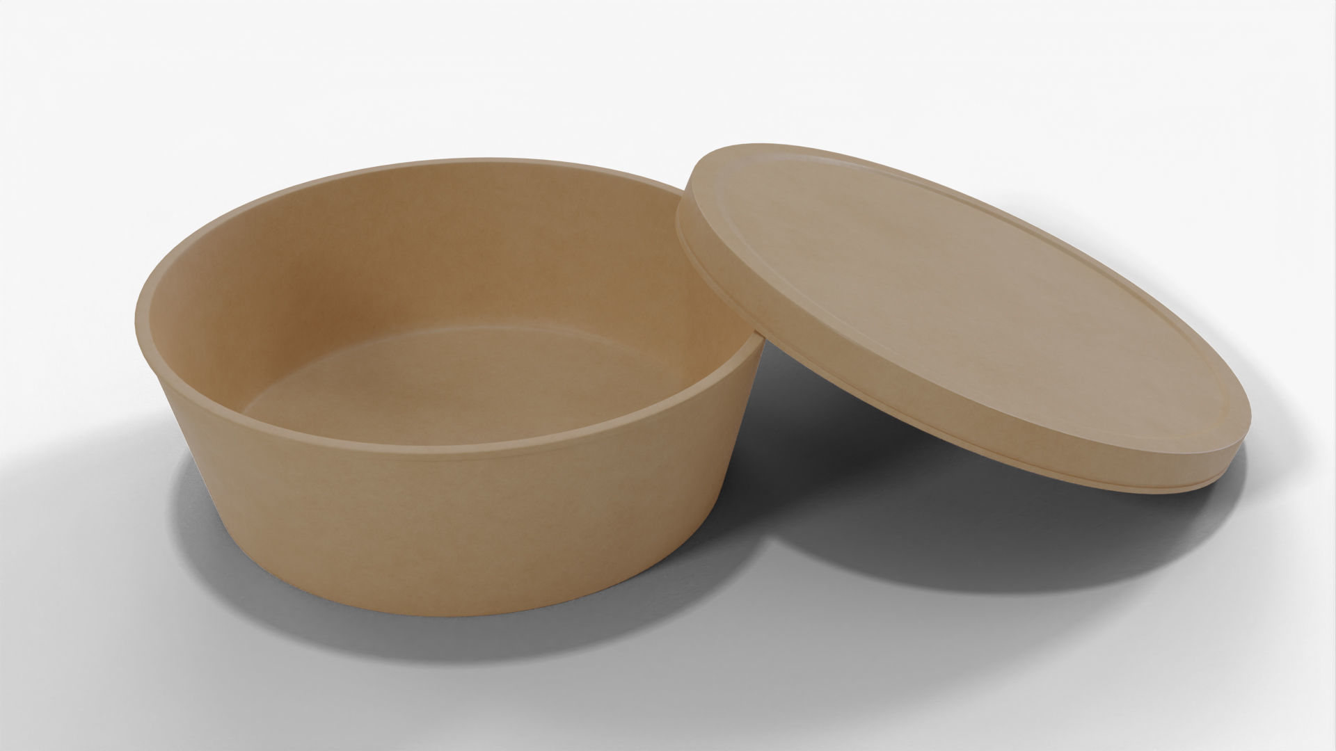 Paper Soup Cup - 8oz Open 3D model_4