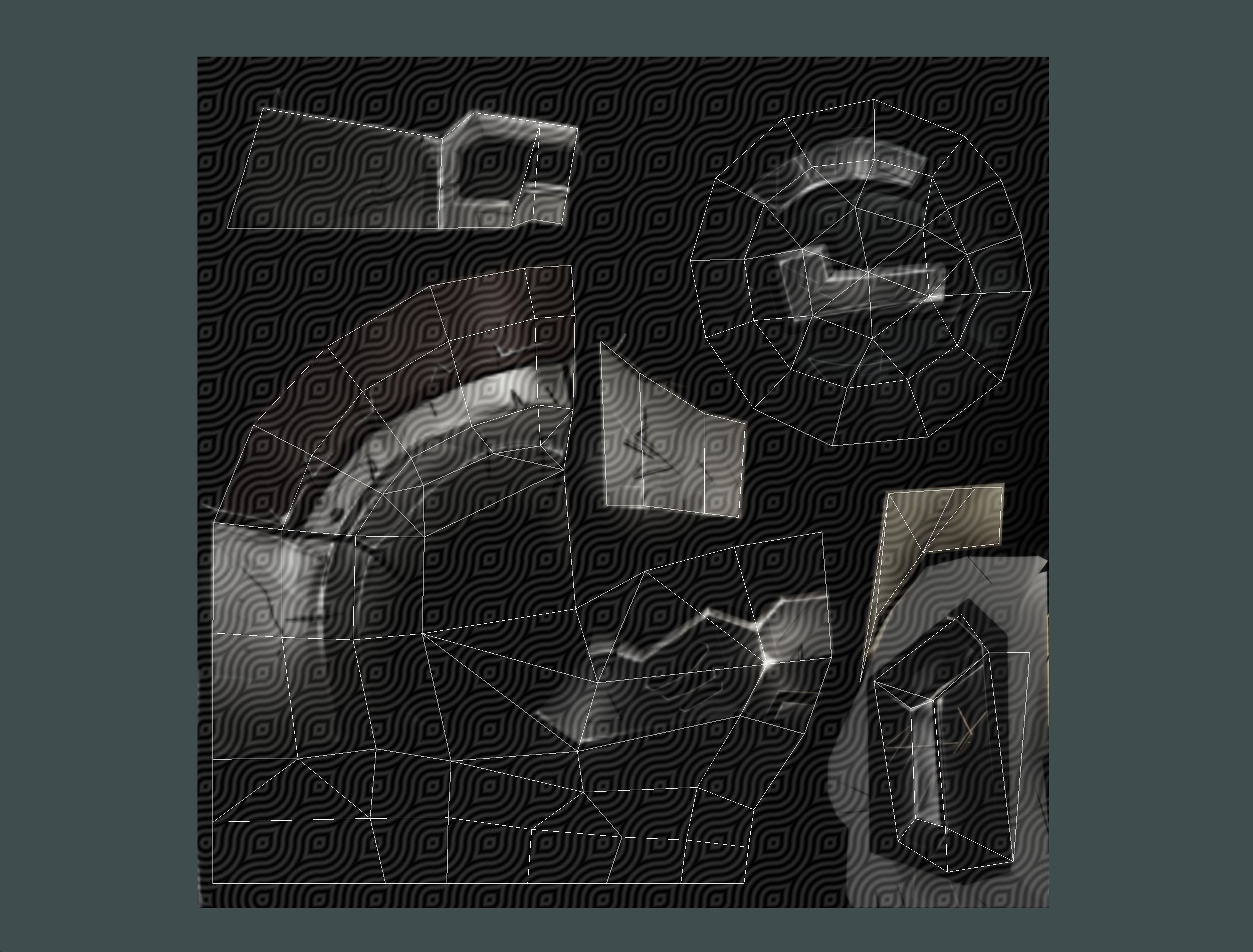 Cartoon Sci-Fi Cyborg Drone Sniper Soldier Low-poly 3D model_89