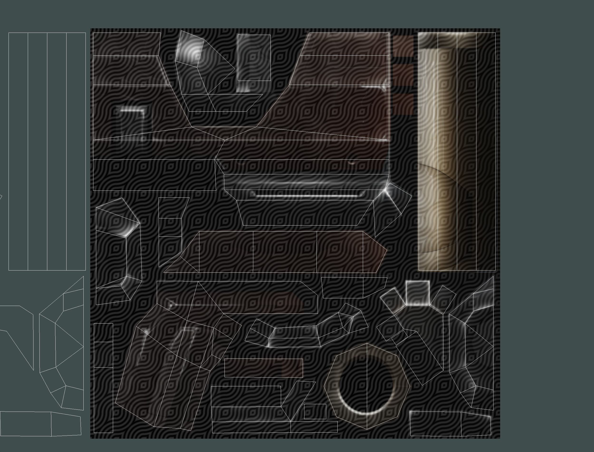 Cartoon Sci-Fi Cyborg Drone Heavy Machine Gunner Low-poly 3D model_87