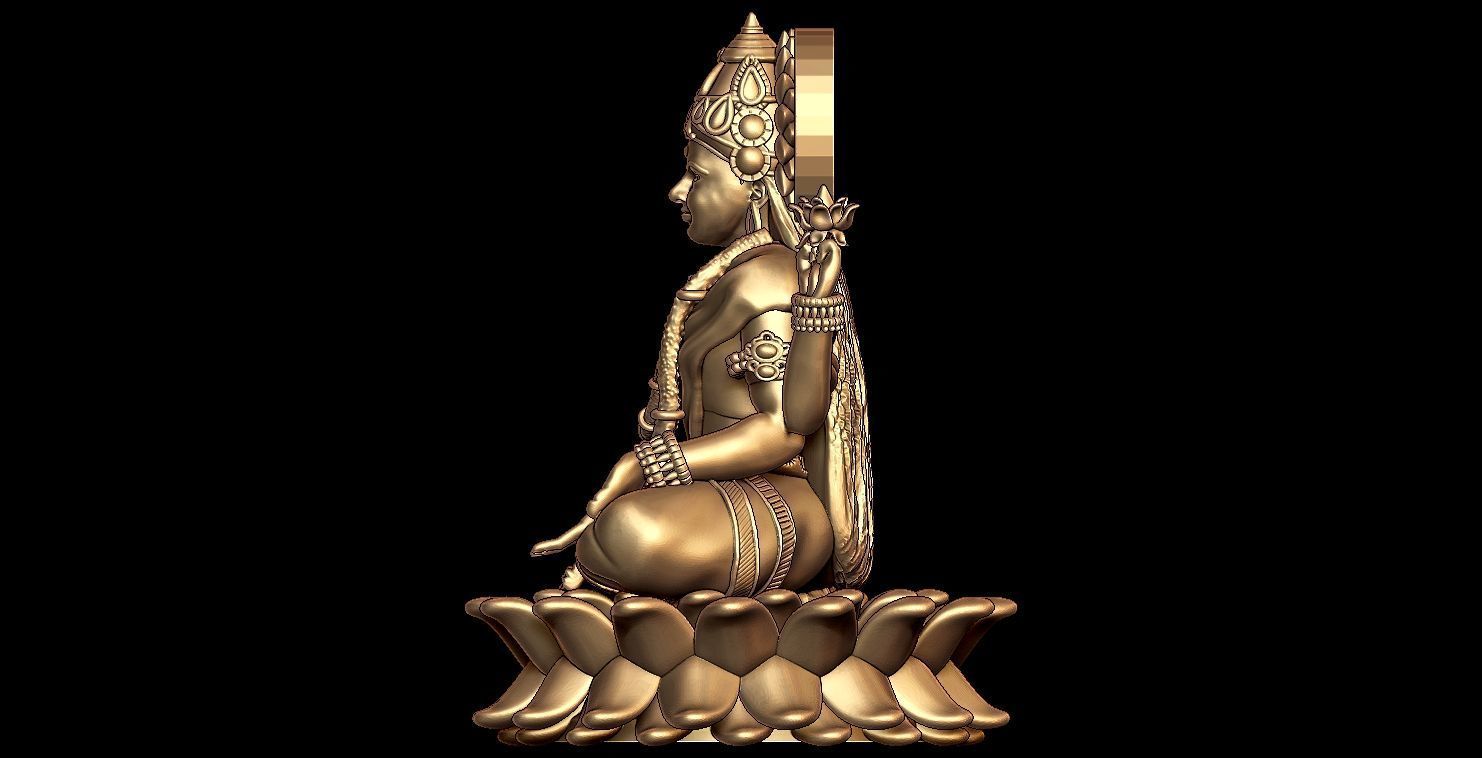 Laxmiji 3D print model_3
