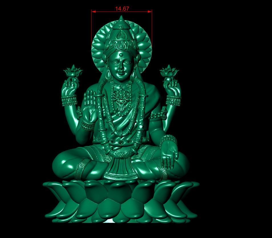 Laxmiji 3D print model_31