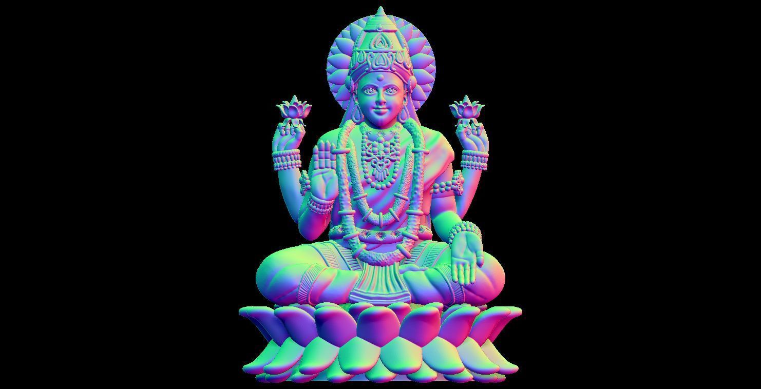 Laxmiji 3D print model_28