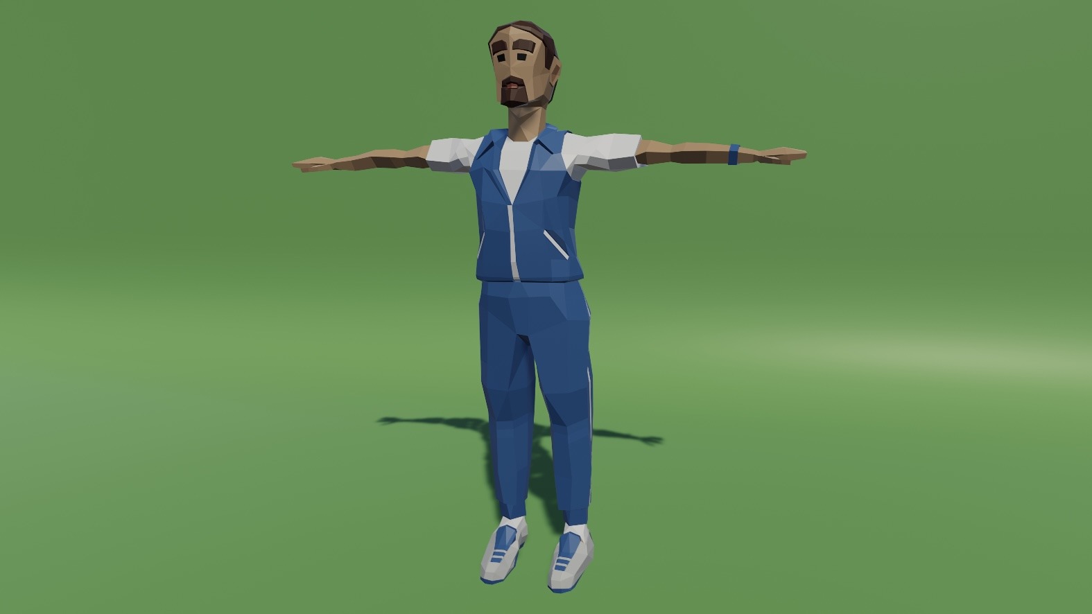 LowPoly School Characters Low-poly 3D model_5