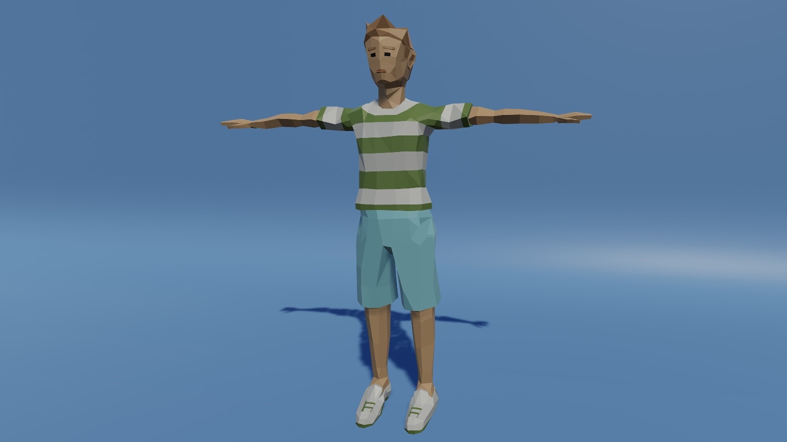 LowPoly School Characters Low-poly 3D model_2