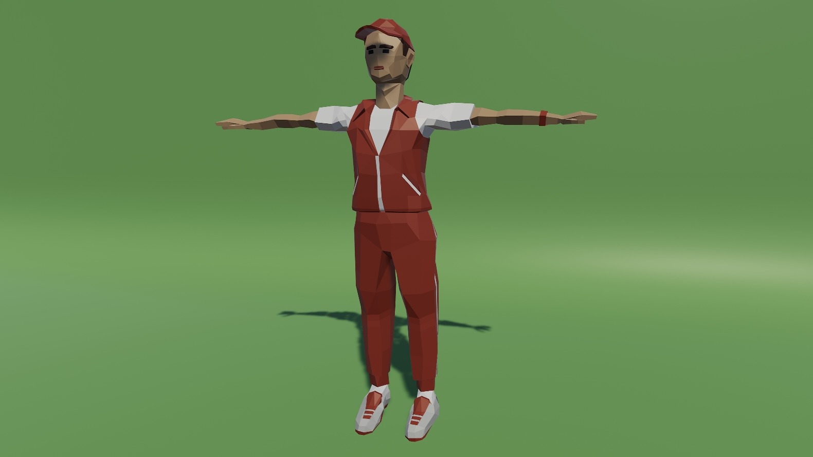 LowPoly School Characters Low-poly 3D model_6