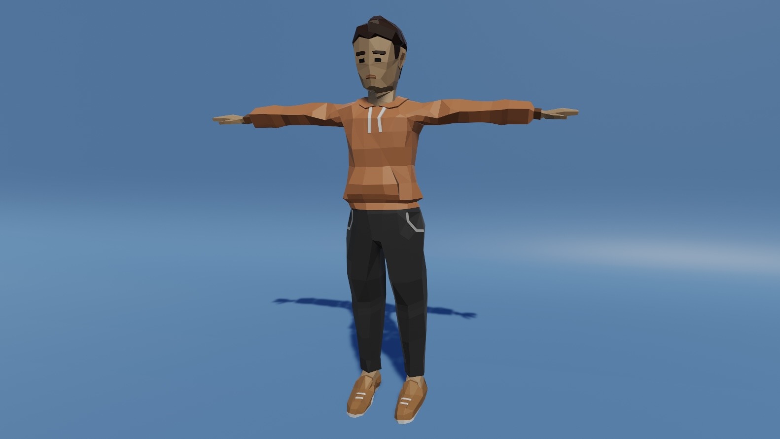 LowPoly School Characters Low-poly 3D model_3