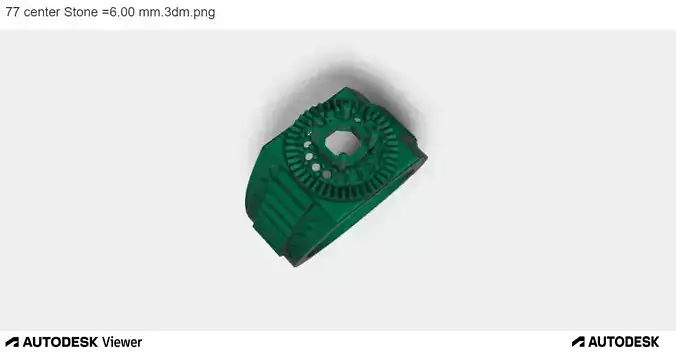 Men Ring with an Asscher Cut Center Stone 