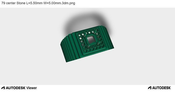 Men Ring with an Asscher Cut Center Stone 3D print model