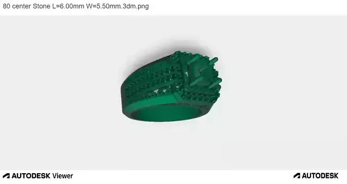 Wome Ring with an Asscher Cut Center Stone 