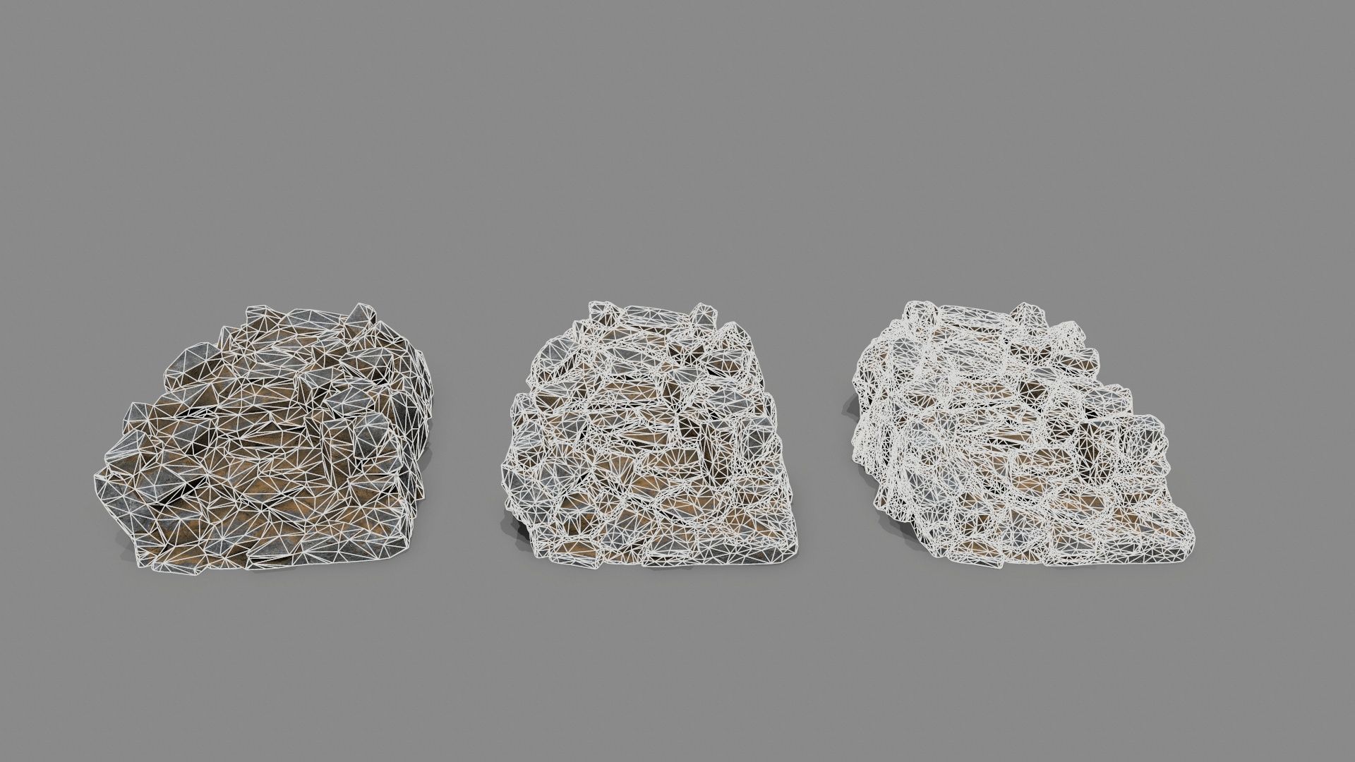 Old Stairs Low-poly 3D model_15