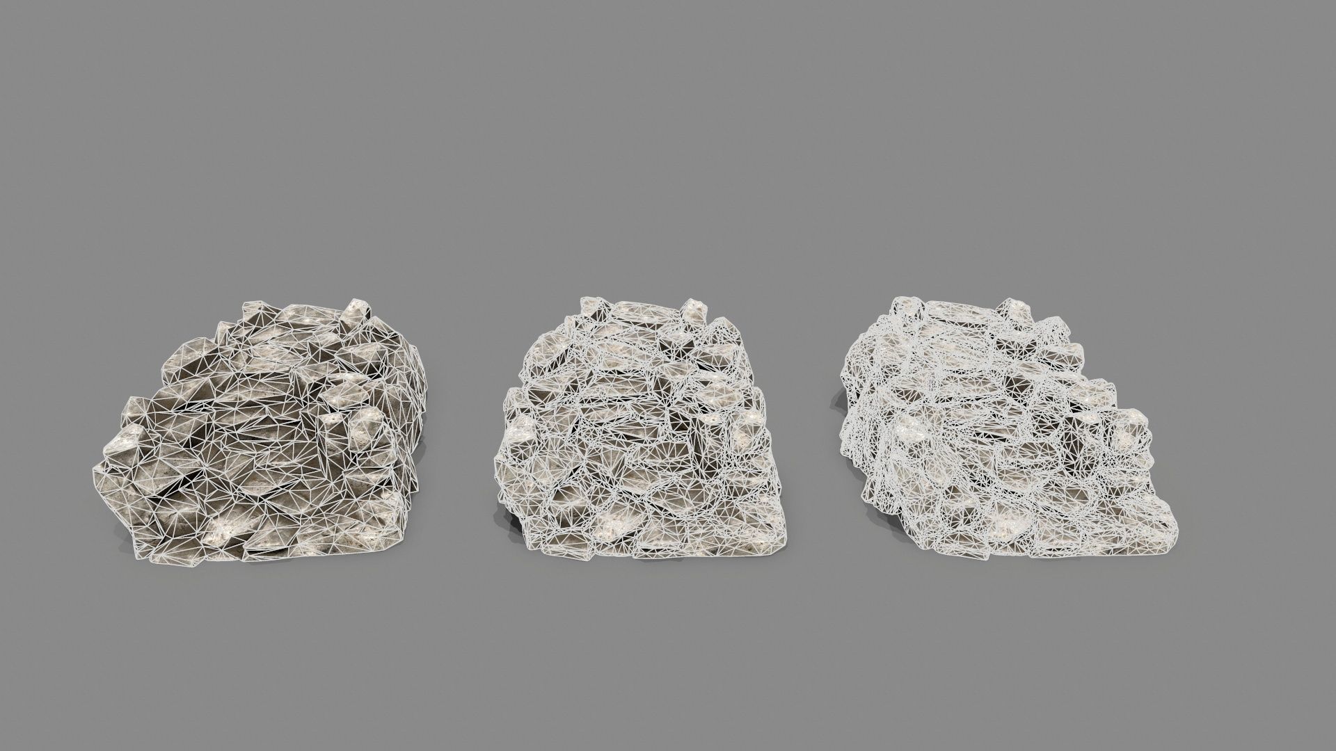 Old Stairs Low-poly 3D model_14