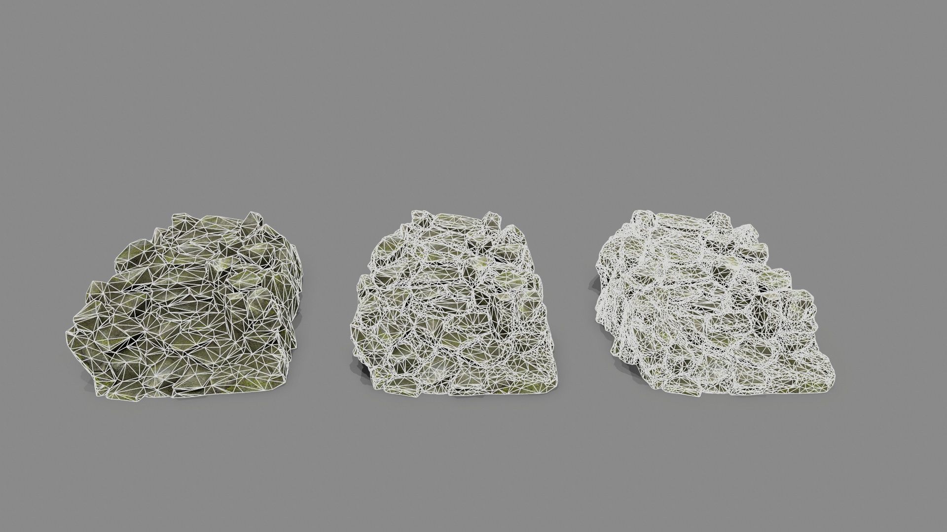 Old Rock Stair Low-poly 3D model_14