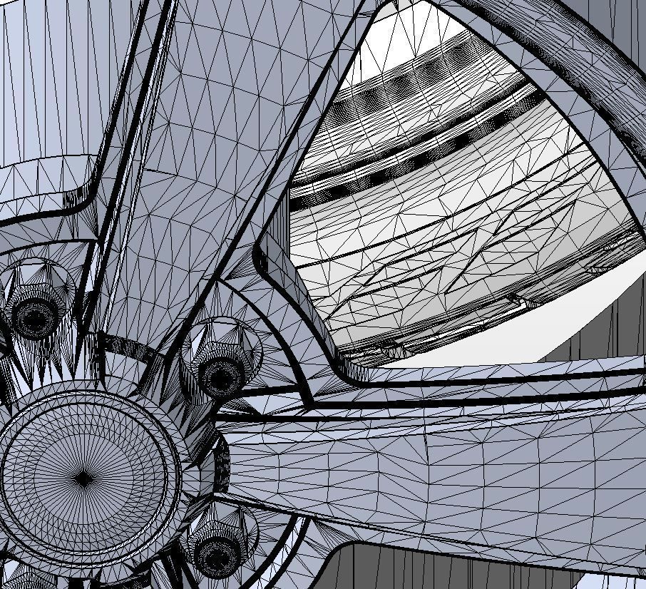 Custom wheels Ridler Style 652 20inch for your scale model 3D print model_17