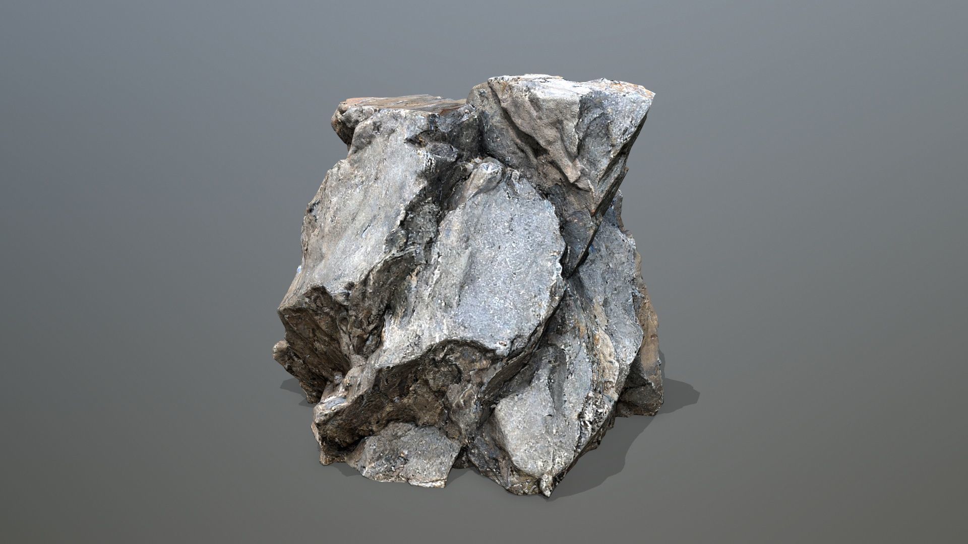 cliff rocks  1 Low-poly 3D model_13