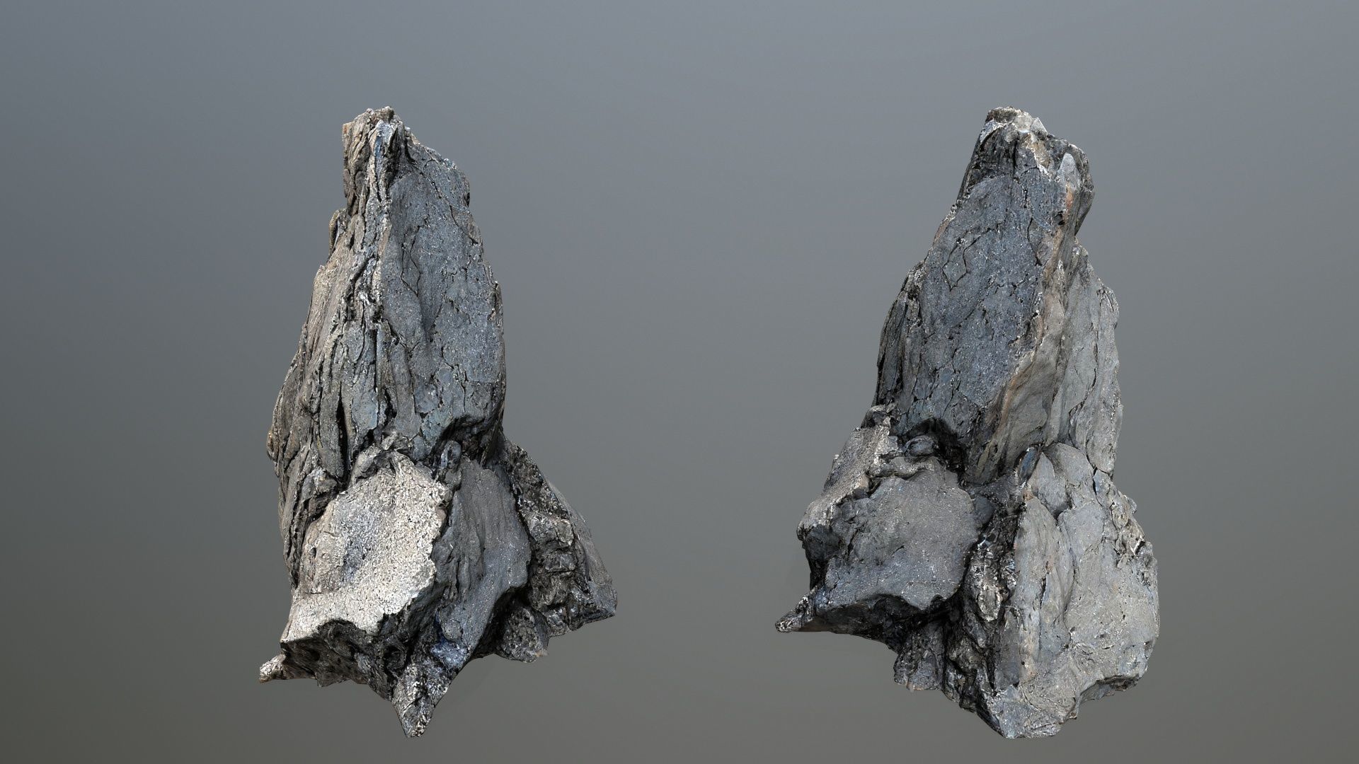 cliff rocks  1 Low-poly 3D model_6