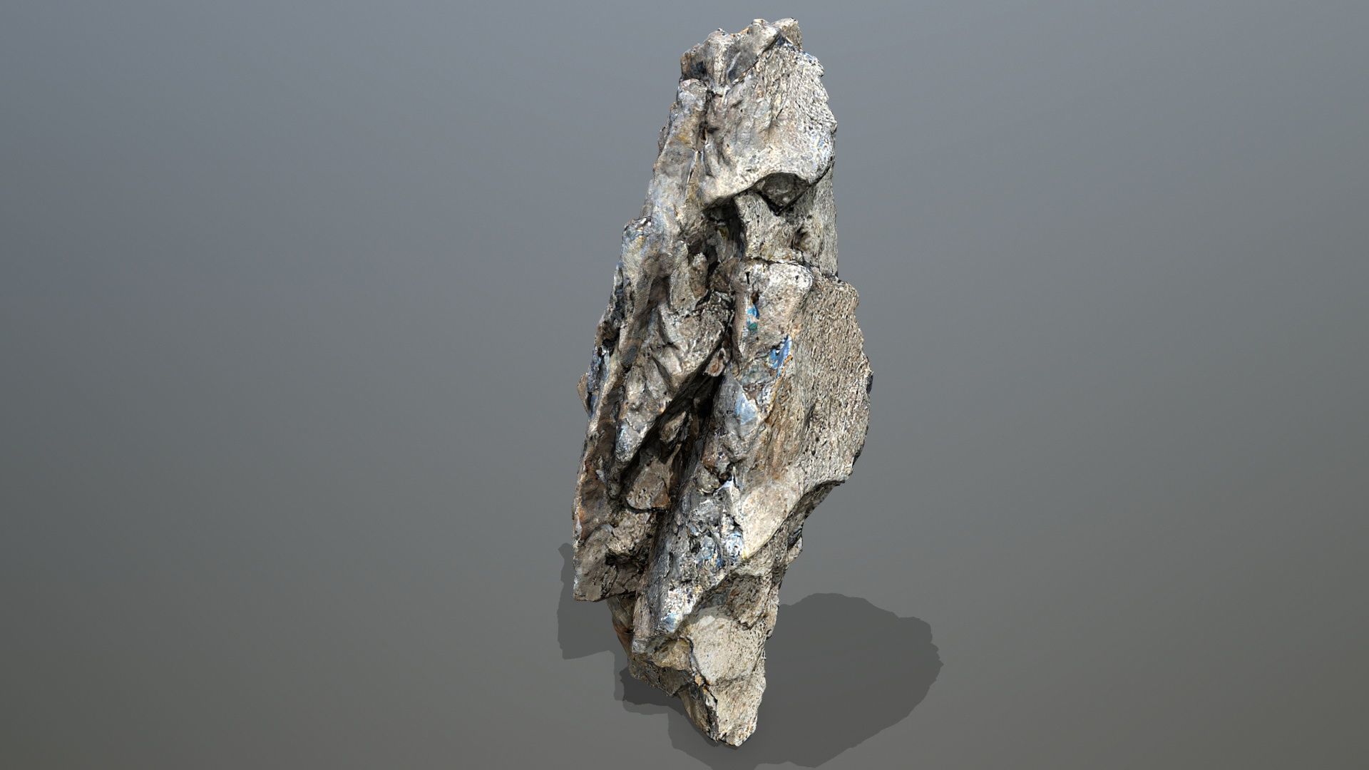 cliff rocks  1 Low-poly 3D model_22
