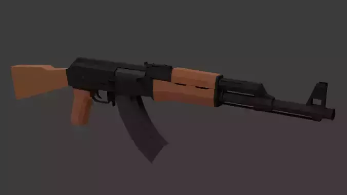 Ak-47 Lowpoly