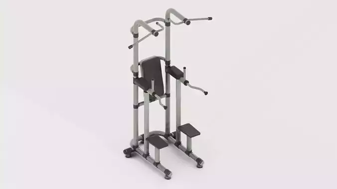 Power Tower Workout Machine 3D model