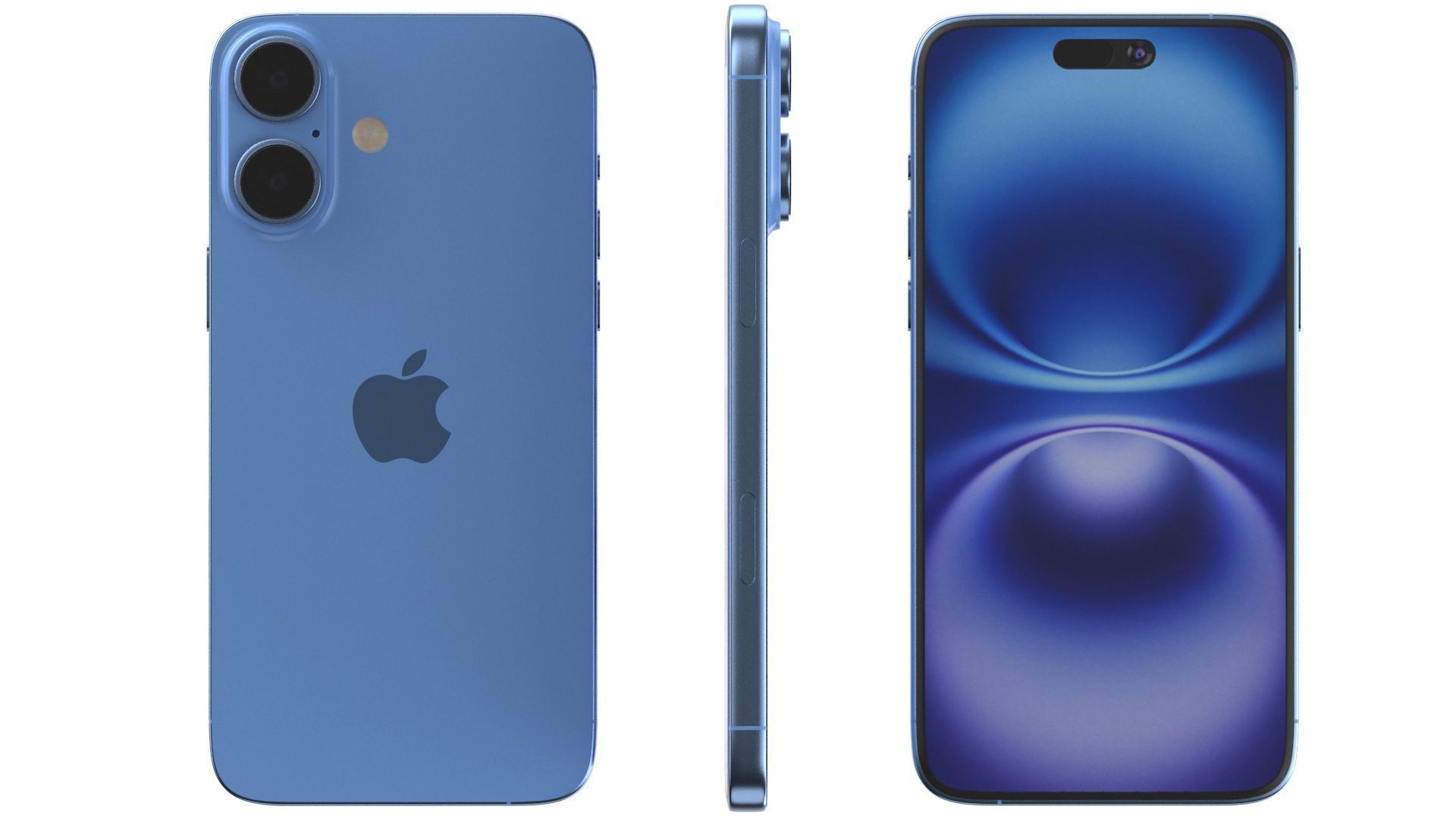 Apple iPhone 16 And Plus And Pro And Pro Max 3D model_3