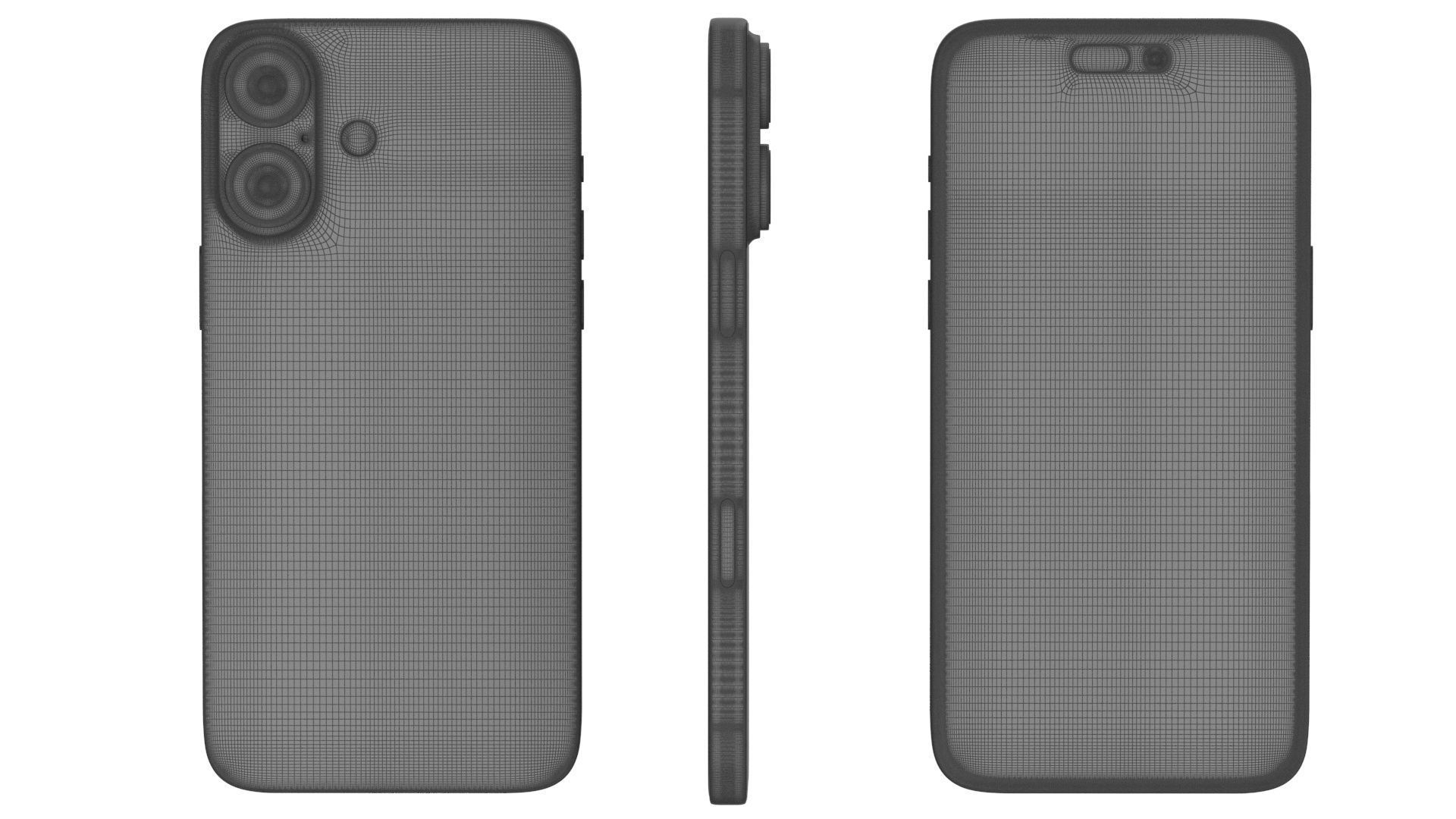 Apple iPhone 16 And Plus And Pro And Pro Max 3D model_21