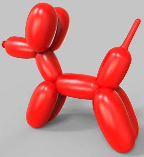 Balloon Dog 3D model_2