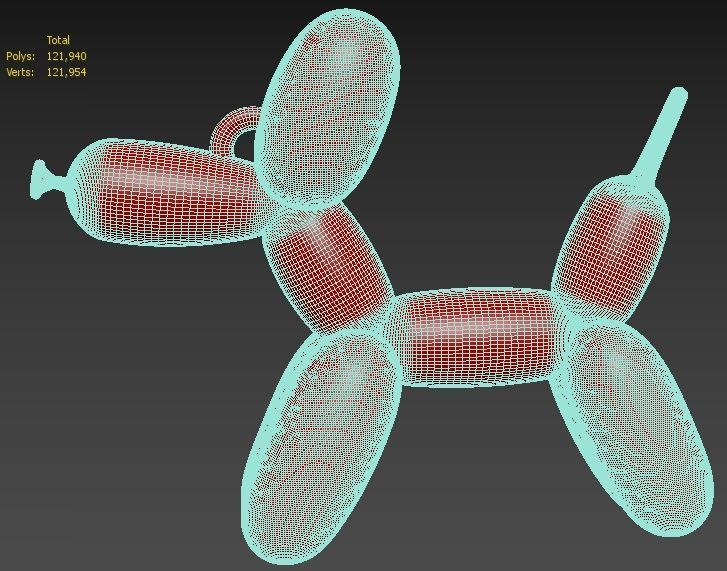 Balloon Dog 3D model_5