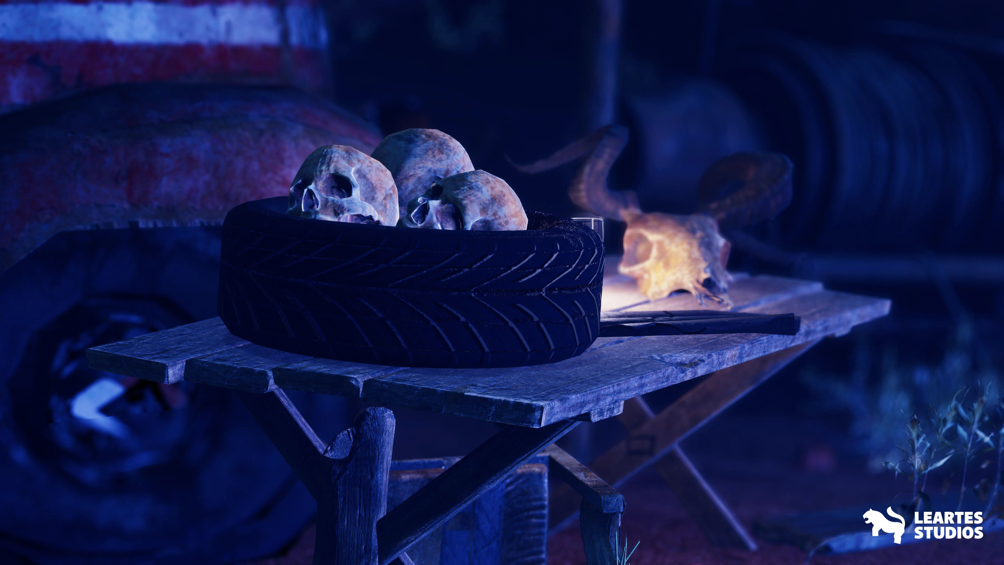 Post Apocalyptic Wasteland Environment Low-poly 3D model_22