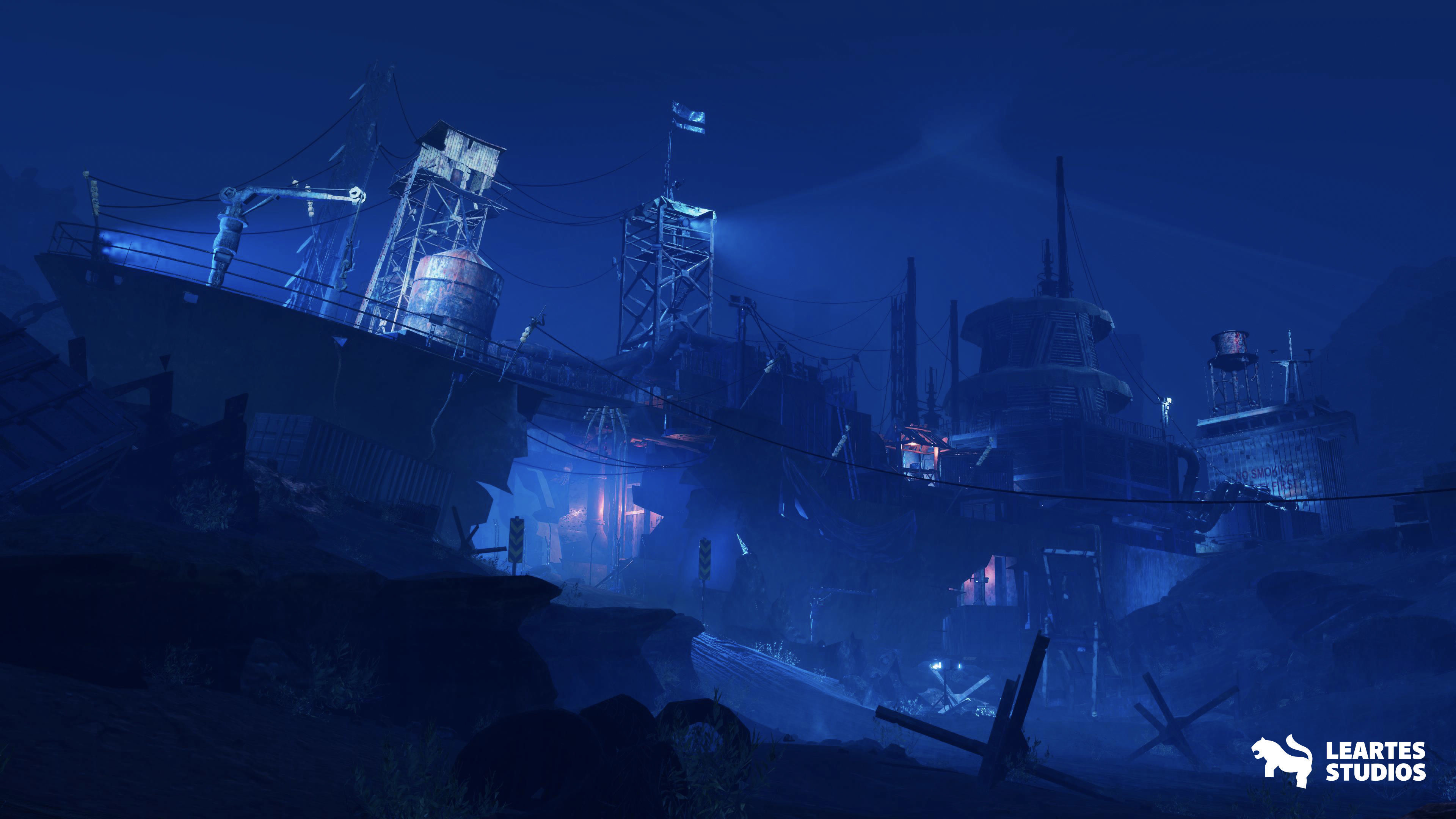 Post Apocalyptic Wasteland Environment Low-poly 3D model_21