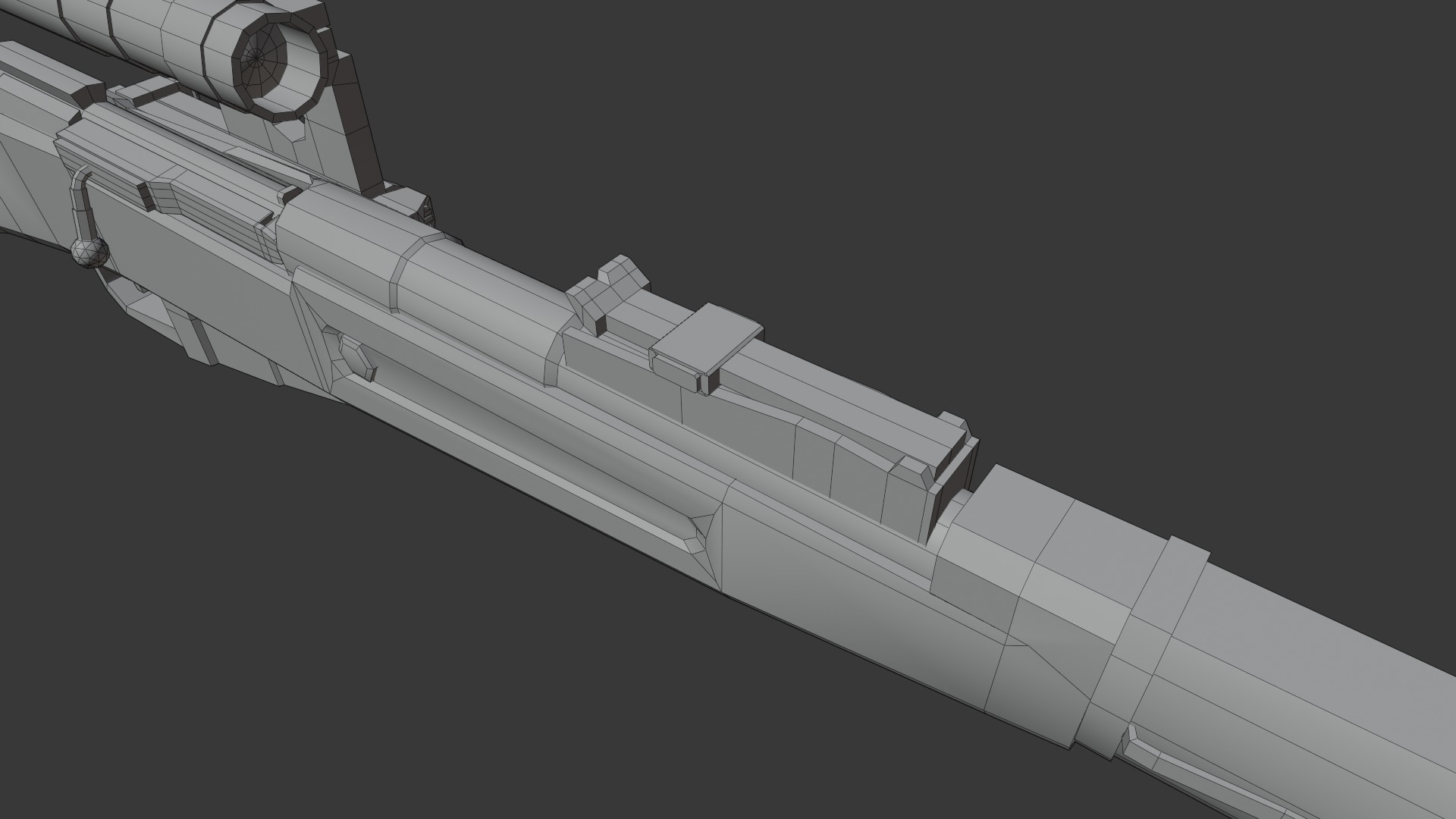 Mosin with scope Lowpoly Low-poly 3D model_17