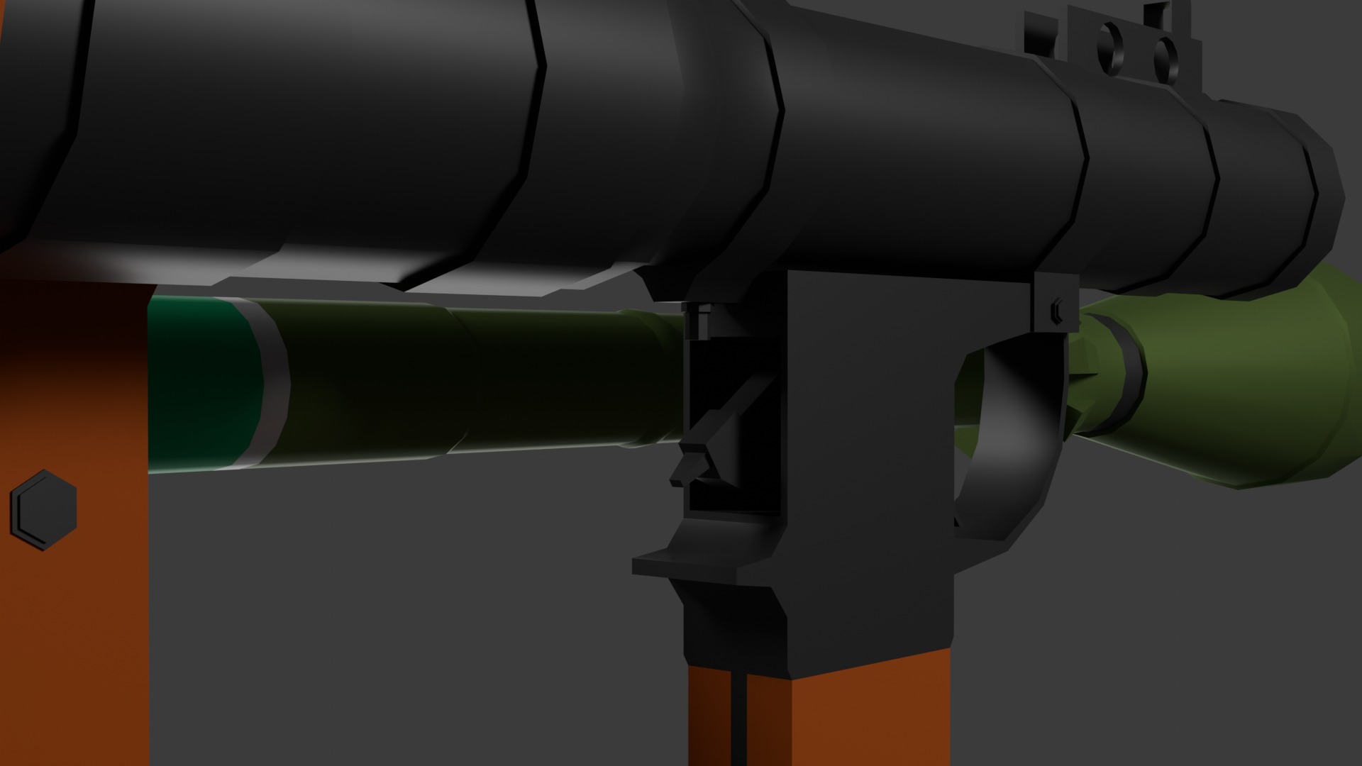 Rpg-7 lowpoly  Low-poly 3D model_6