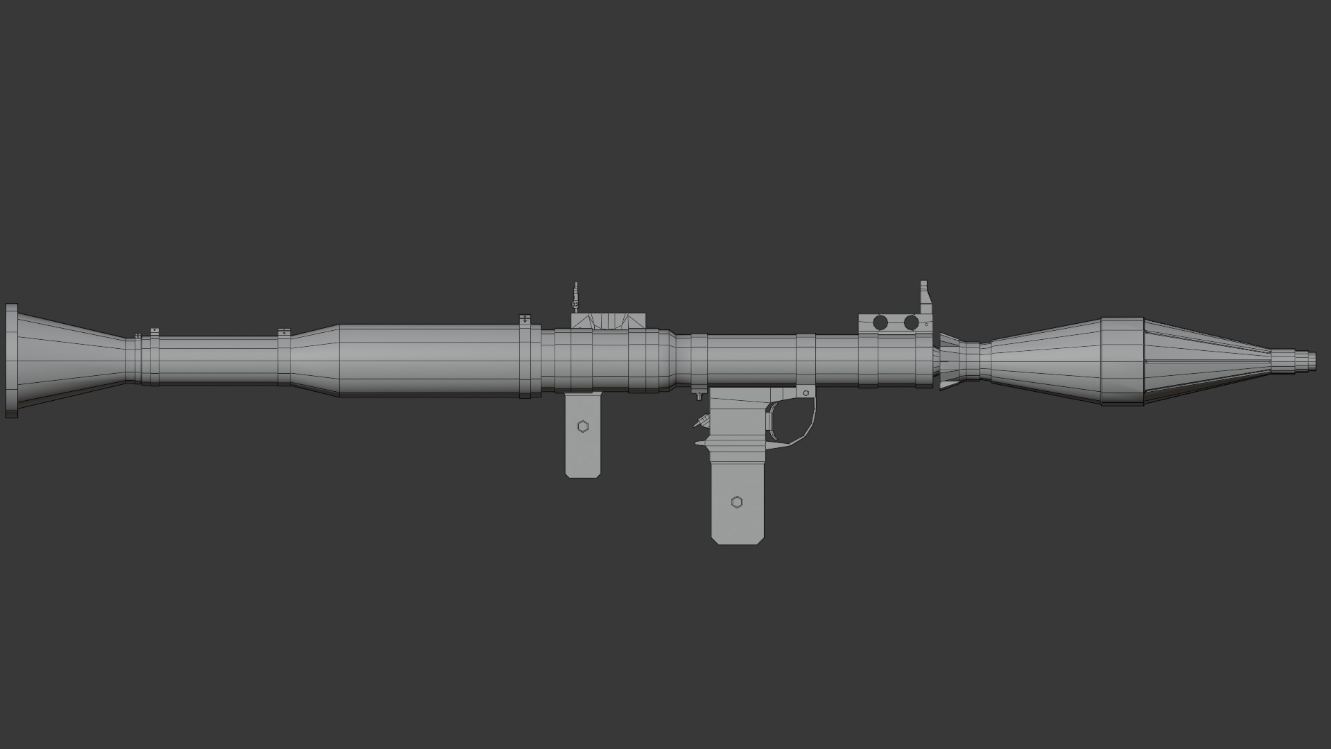 Rpg-7 lowpoly  Low-poly 3D model_15
