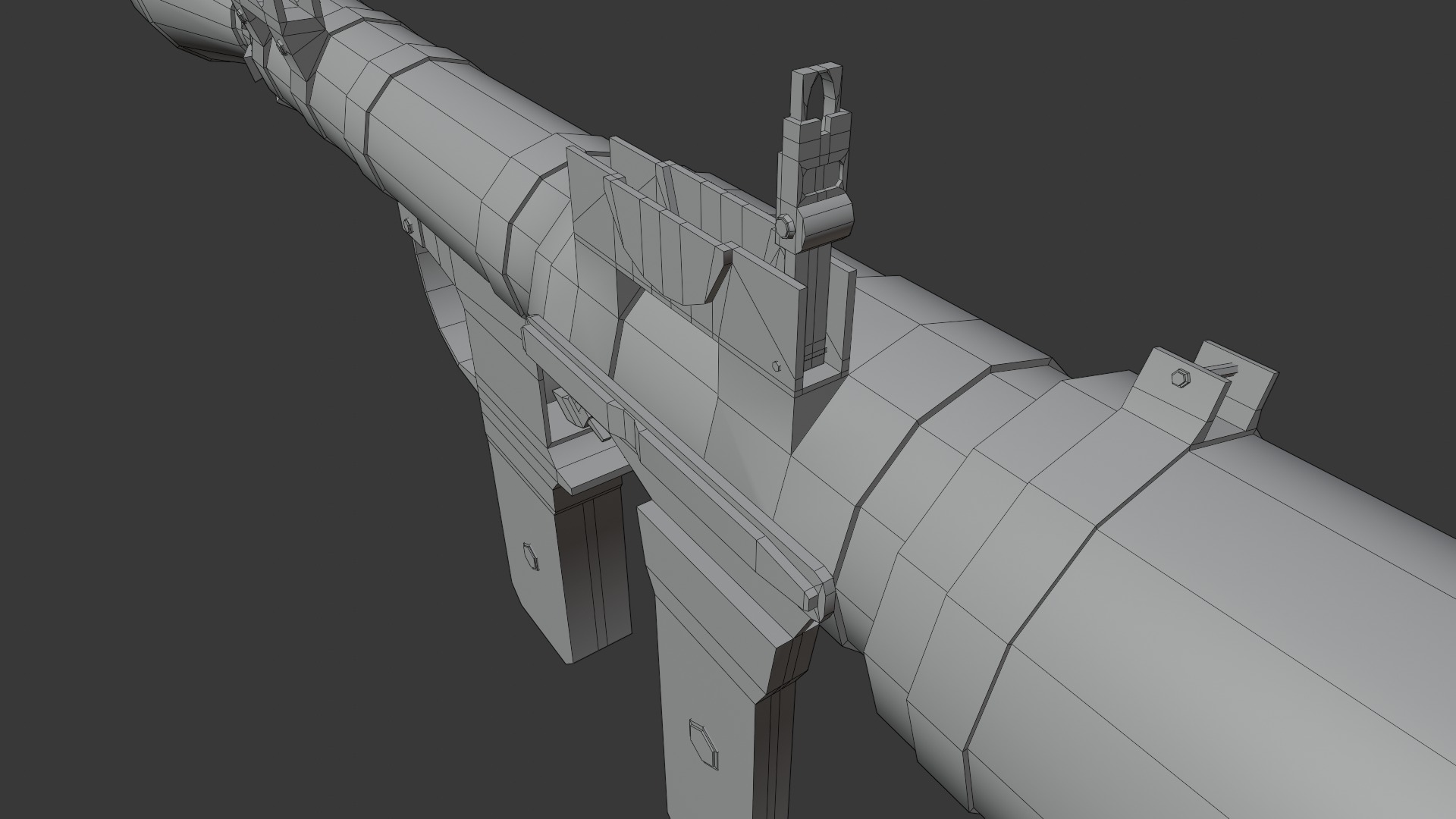 Rpg-7 lowpoly  Low-poly 3D model_18