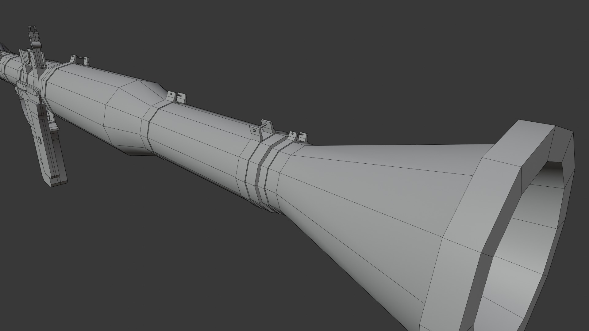 Rpg-7 lowpoly  Low-poly 3D model_9