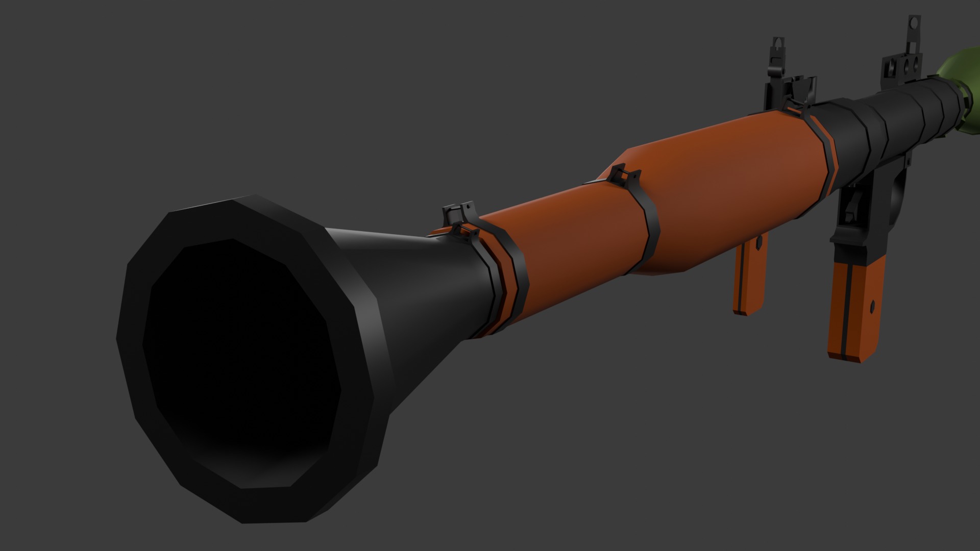 Rpg-7 lowpoly  Low-poly 3D model_3