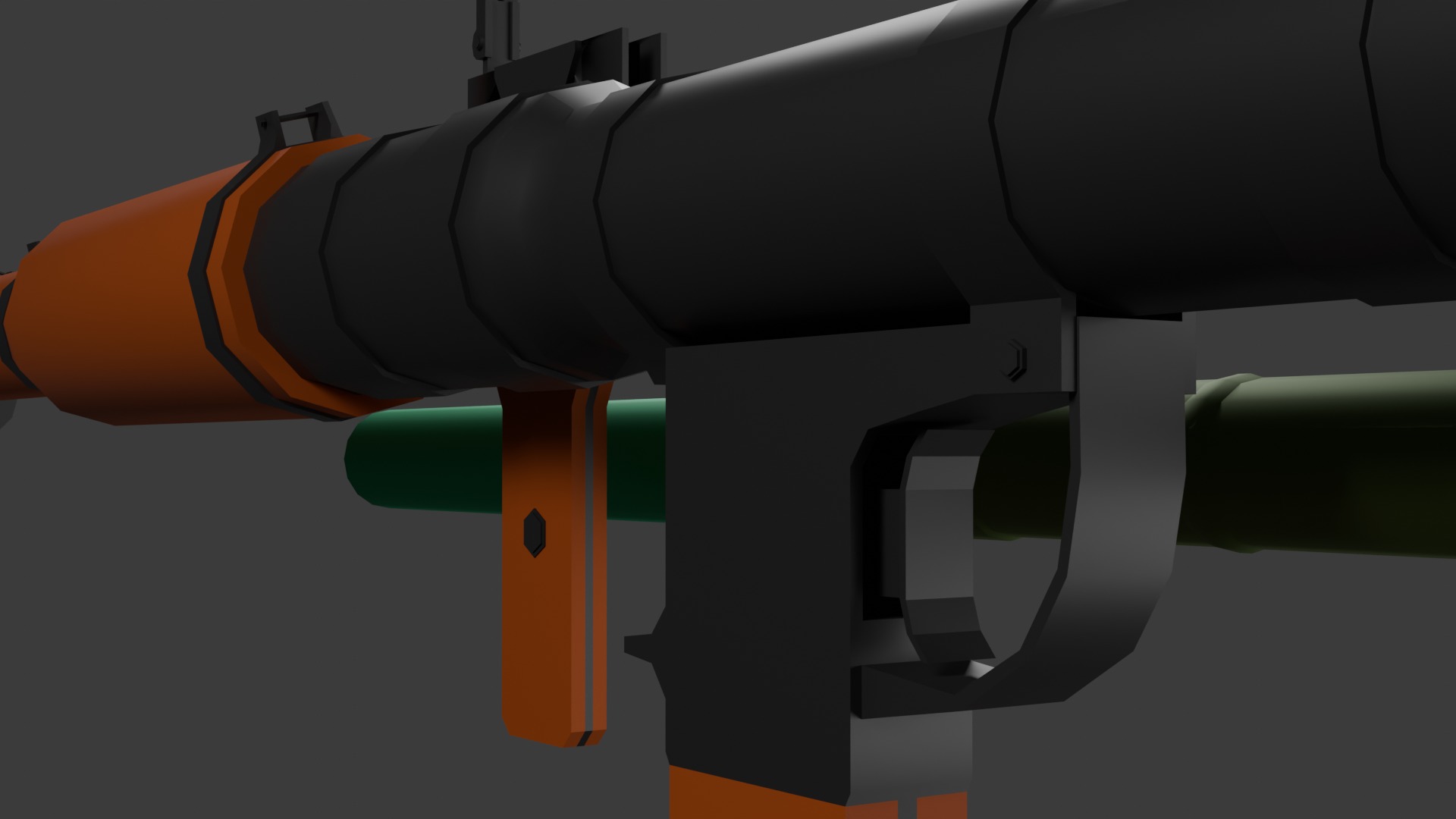 Rpg-7 lowpoly  Low-poly 3D model_7