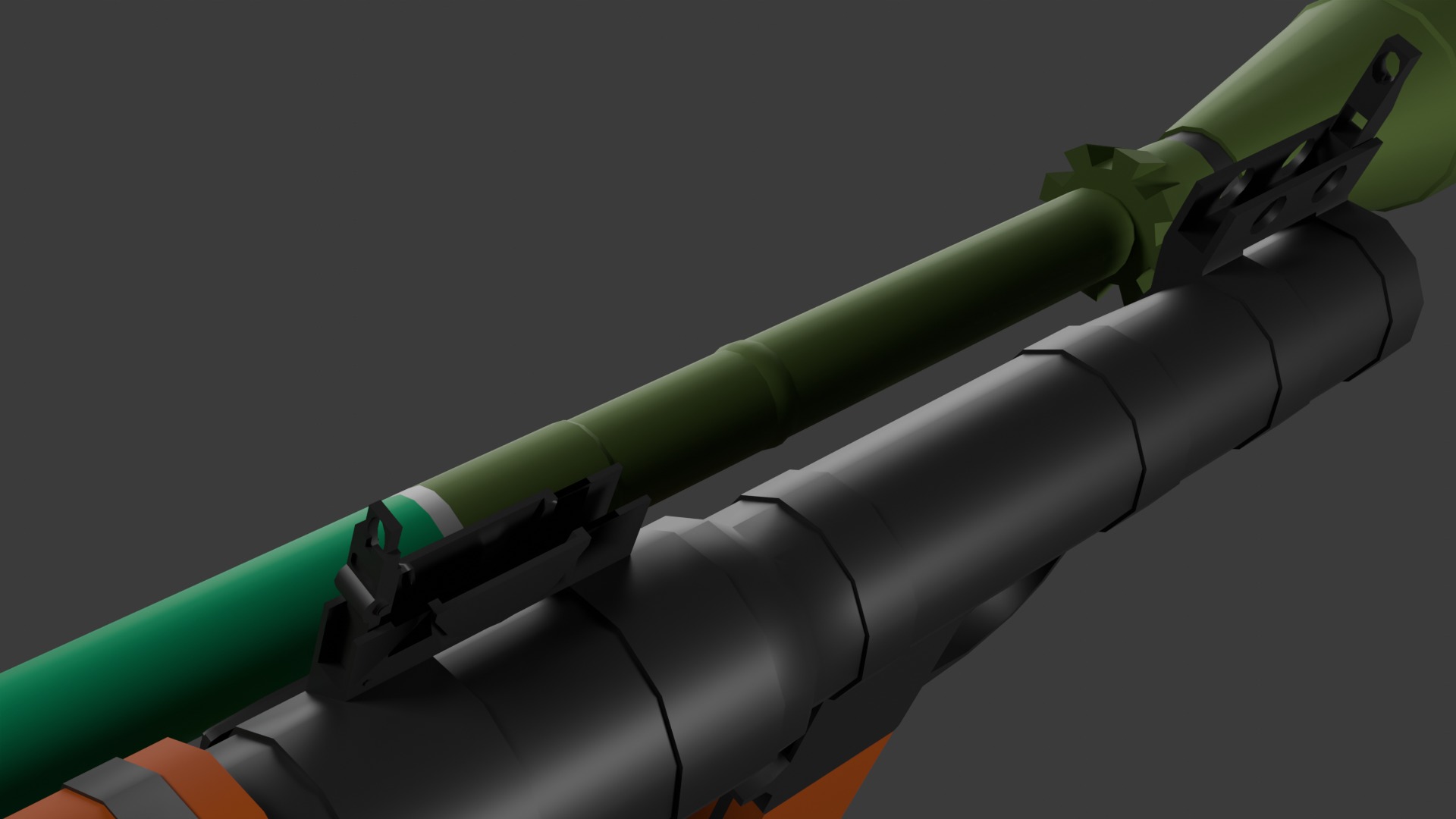 Rpg-7 lowpoly  Low-poly 3D model_5