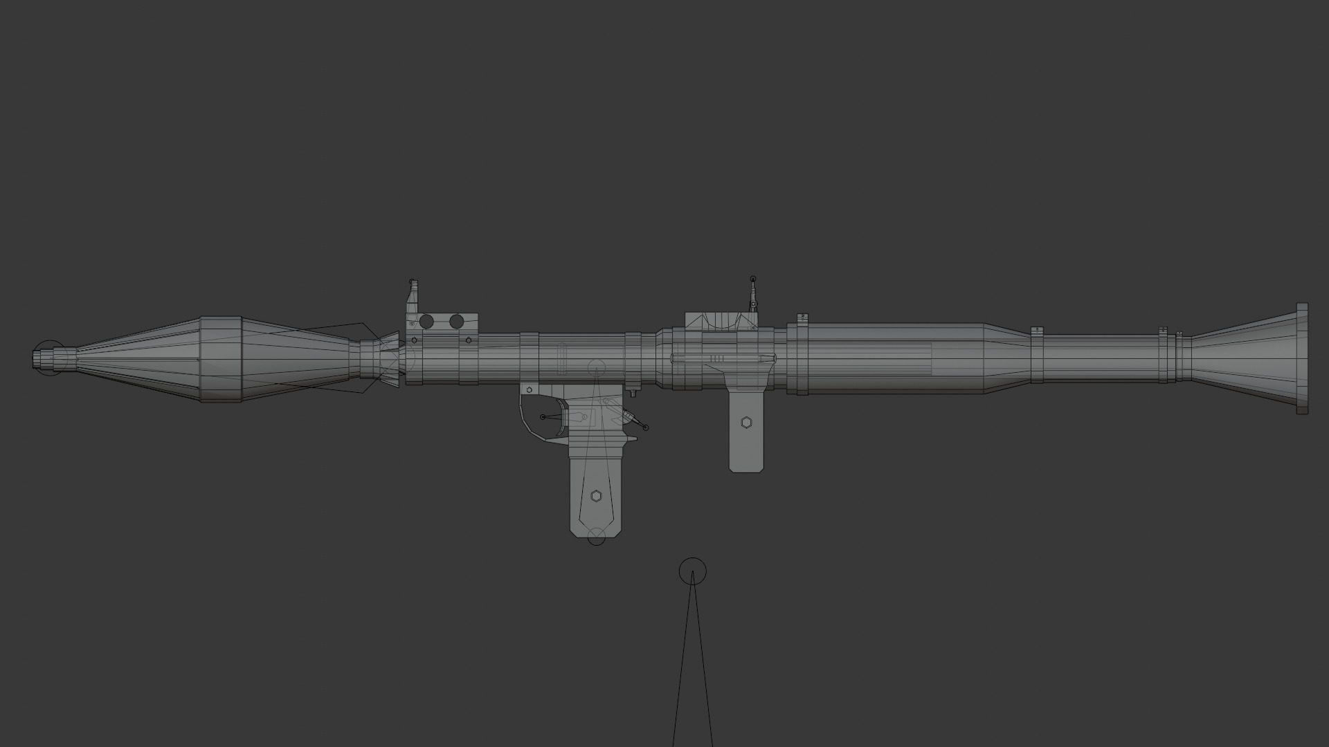 Rpg-7 lowpoly  Low-poly 3D model_14