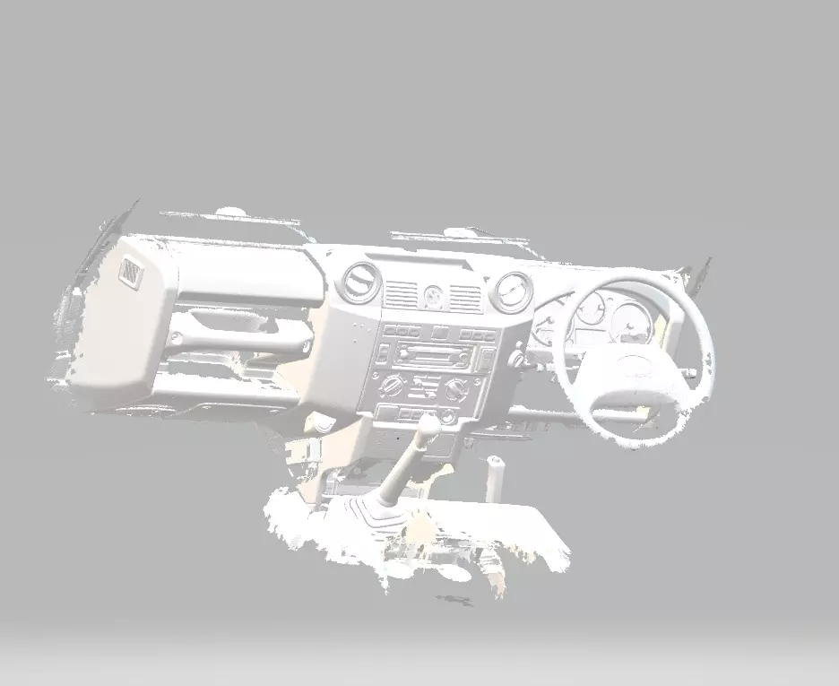 Landrover Defender 90 110 Puma dash scan 3D model